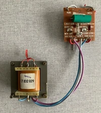 RARE AC-TRANSFORMER & FUSE PC-BOARD FOR THORENS TD 126 MK II USED