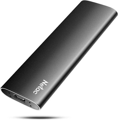 Netac Portable SSD 500GB USB 3.2 Gen 2 10 Gbps, Typ-C Externe Solid State Hard