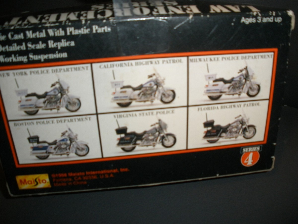 Maisto  HARLEY-Davidson  4台セット Harley-Davidson Motorcycles Series 40- Diecast Collection