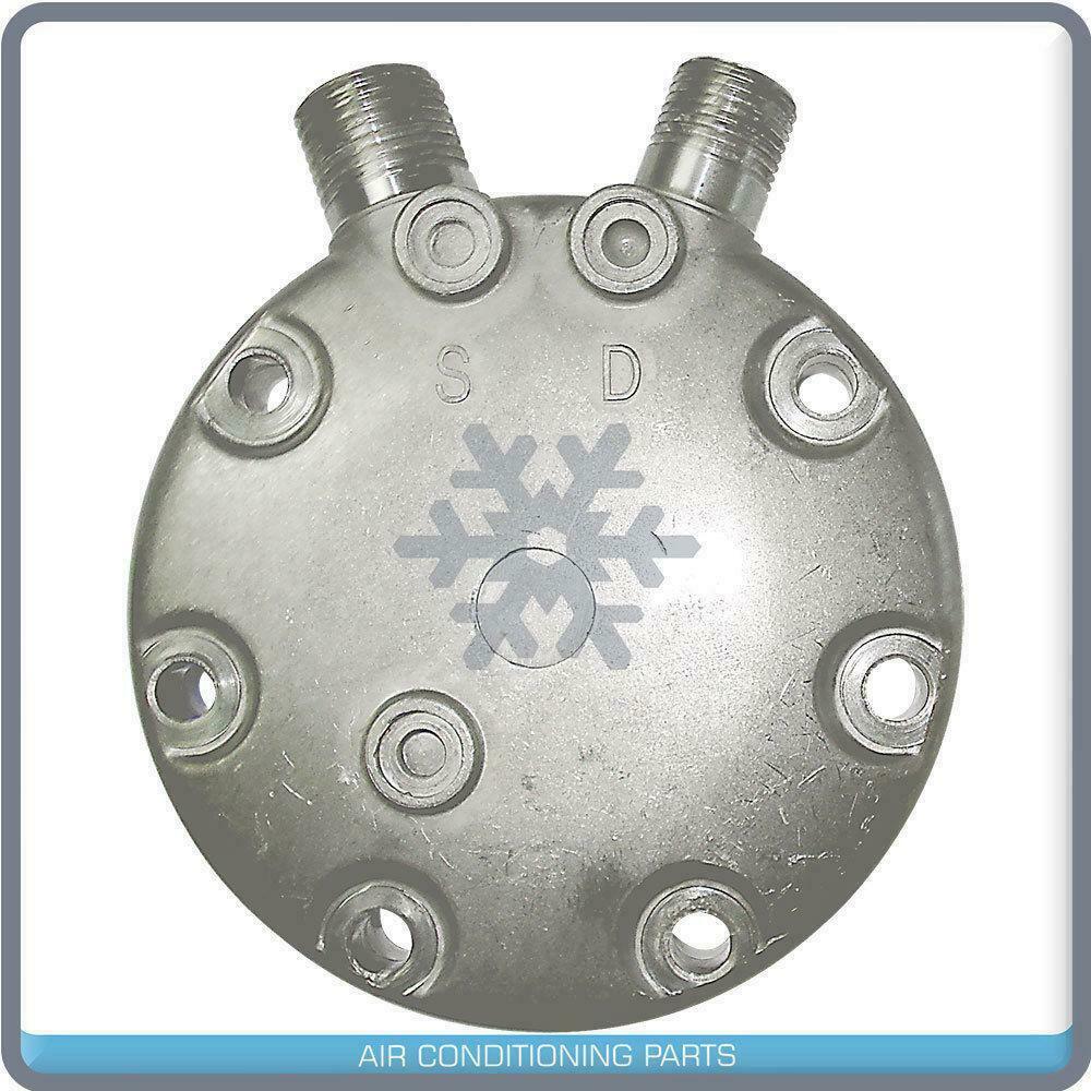 New AC Compressor Back Cover 8/10 Vertical Exit fits Sanden SD7H15