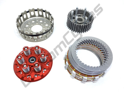 #ad #ad Ducati Dry Clutch Hub Basket Pressure Plate Spring Cap NEWFREN Kit RED $699.99