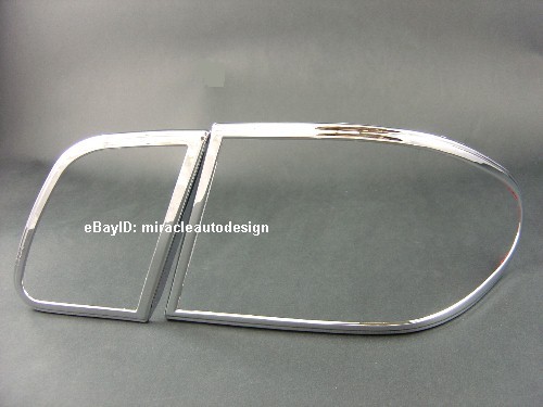 4 PCS Chrome Tail Light Trim Surrounds For 2000-2002 Mercedes Benz W210 E-Class - Picture 5 of 5