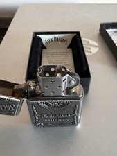 Image of Zippo Lighter JACK DANIEL'S LABEL High Polish Chrome