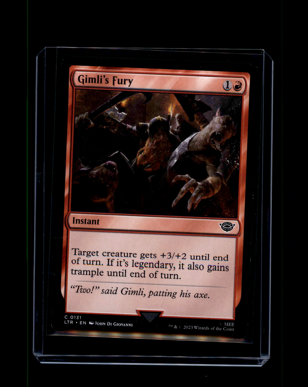 MTG Gimli's Fury #131 Common Universes Beyond: The Lord of the Rings