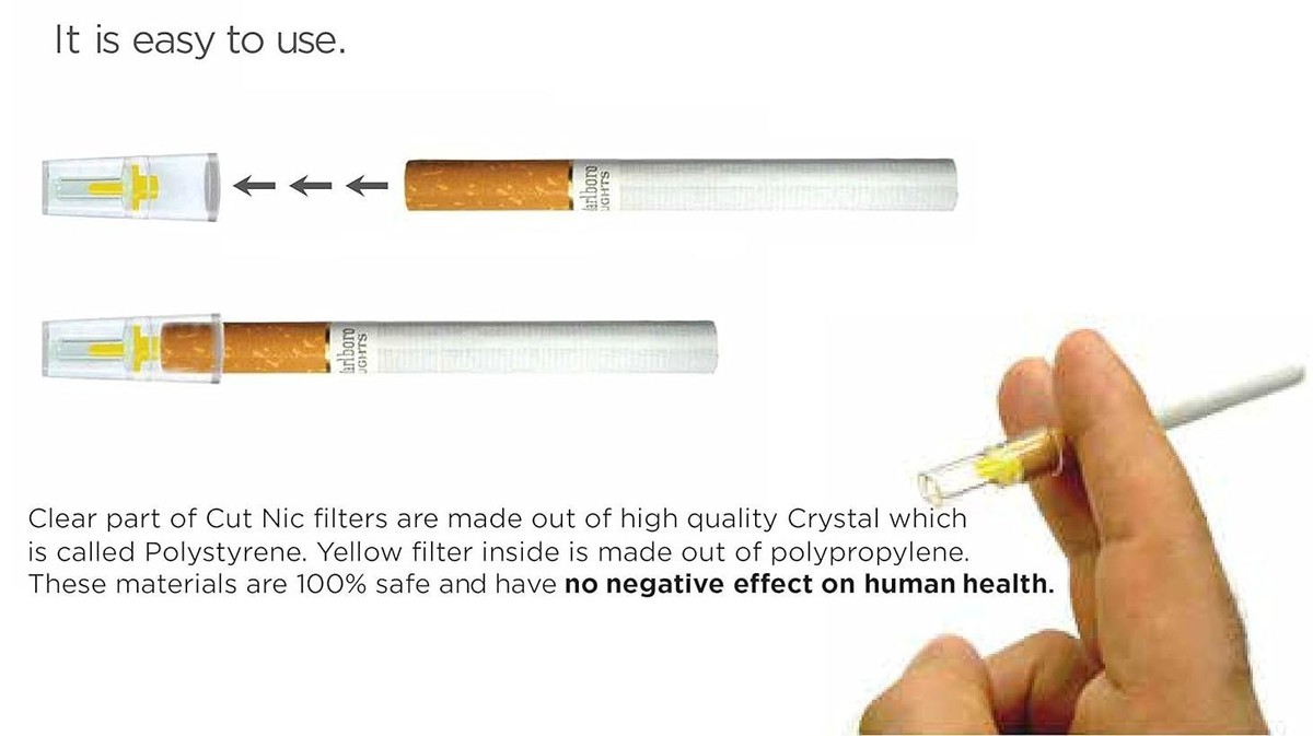 4 Packs NIC OUT Cigarette Filters 120 Tips Filter Out Tar & Nicotine Helps  Quit