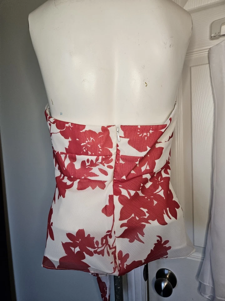 Top y falda halter nupcial David talla aproximada mediana Foto 4 de 4