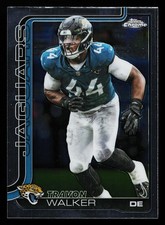 2025 TOPPS CHROME REFRACTOR #141 TRAVON WALKER JAGUARS