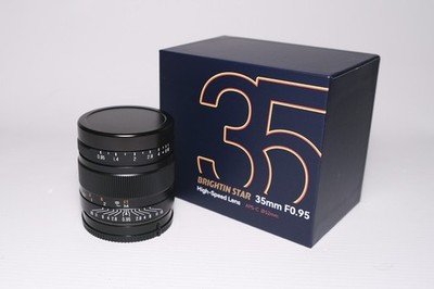 brightin star 35mm f0.95 APS-C sony e mount. Open box