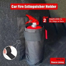 1pc Car Fire Extinguisher Holder Organizer Trunk Storage Bag Backseat Usa