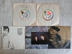 U2  (+ CLANNAD WITH BONO)   JOB LOT 5 x VINYL 7" SINGLE RECORDS  **FREE UK P&P**