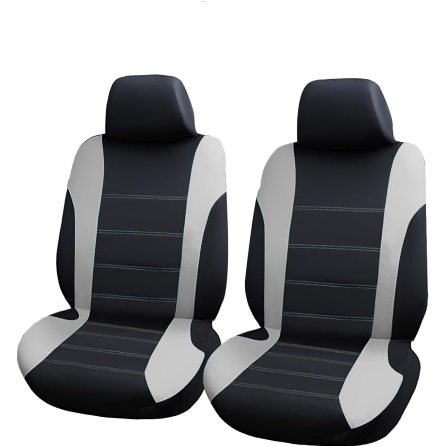 Housses de siège auto universelles noir gris protection de banquette voiture berline et SUV