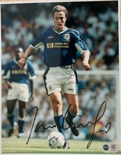 David Ginola signed Tottenham image C genuine photo RACC COA ACGCERT