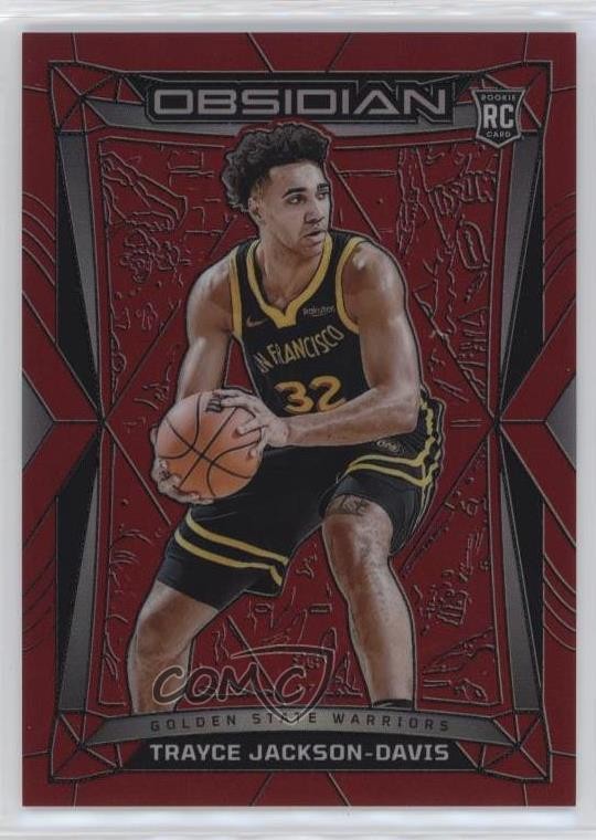 2023-24 Panini Obsidian Electric Etch Red Flood Trayce Jackson-Davis #50 k6j