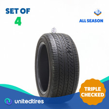 Set Of 4 Used 24545r17 Yokohama Advan Sport As Plus 99w - 7.5-8.532