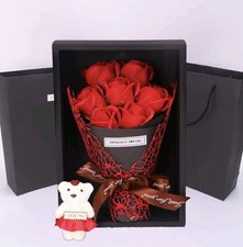 7 flower roses soap bouquet for Valentine, engaged perfect gift