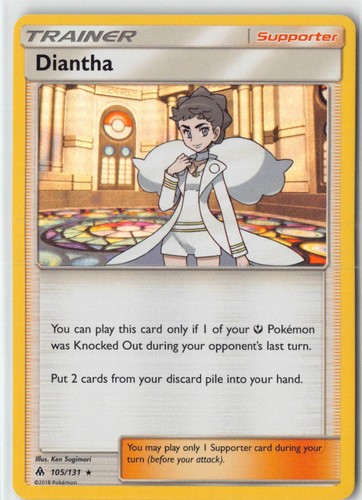 Diantha 105/131 Holo R Forbidden Light Pokemon NM/M Sugimori