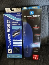 Lot Of 2 Powerstep Original Blue Men's 3-3.5, Women's 5-5.5 BRAND NEW (see Des)