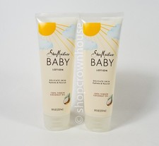 2 Shea Moisture BABY lotion Delicate Skin Coconut Oil Hydrate  Nourish 8 fl oz
