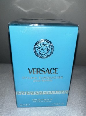 Versace Dylan Turquoise Eau De Toilette for Women 1.7oz/50ml Sealed
