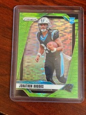 2024 Panini Prizm Jonathon Brooks Green Pulsar