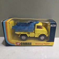 Corgi 409 Mercedes Benz Unimog Dumper - Original Late Issue Box