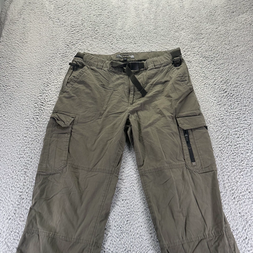 BC Clothing Pantalón Hombres L Verde Algodón Carga Elastizado Utilidad Ropa de Trabajo Viaje Senderismo Foto 2 de 4