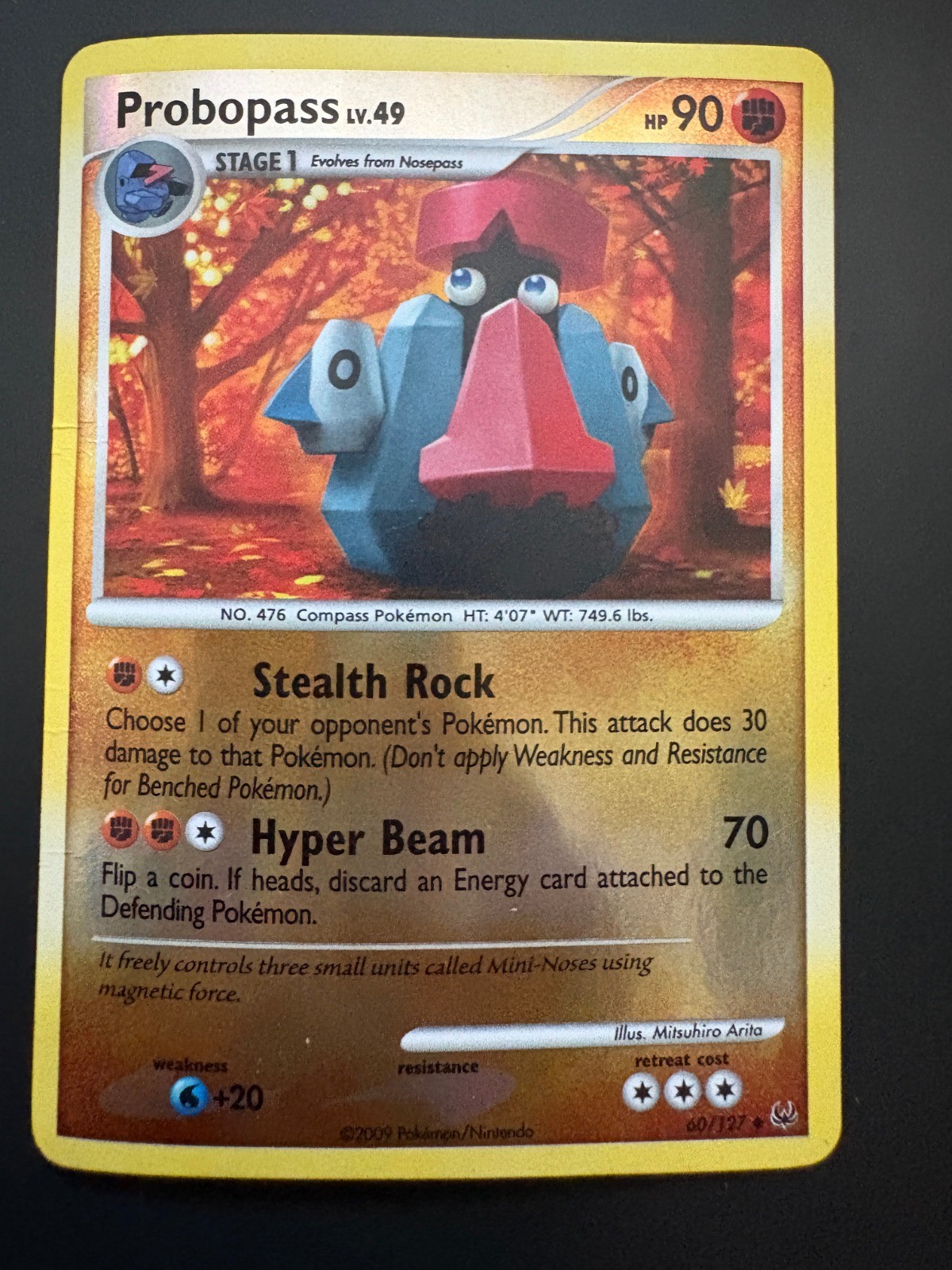 Probopass Reverse Holo Uncommon Platinum 60/127 HP