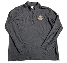 Disney Wish Inaugural Sailings 1/4 Zip Top Nike XL Dark Grey/Black Rare 