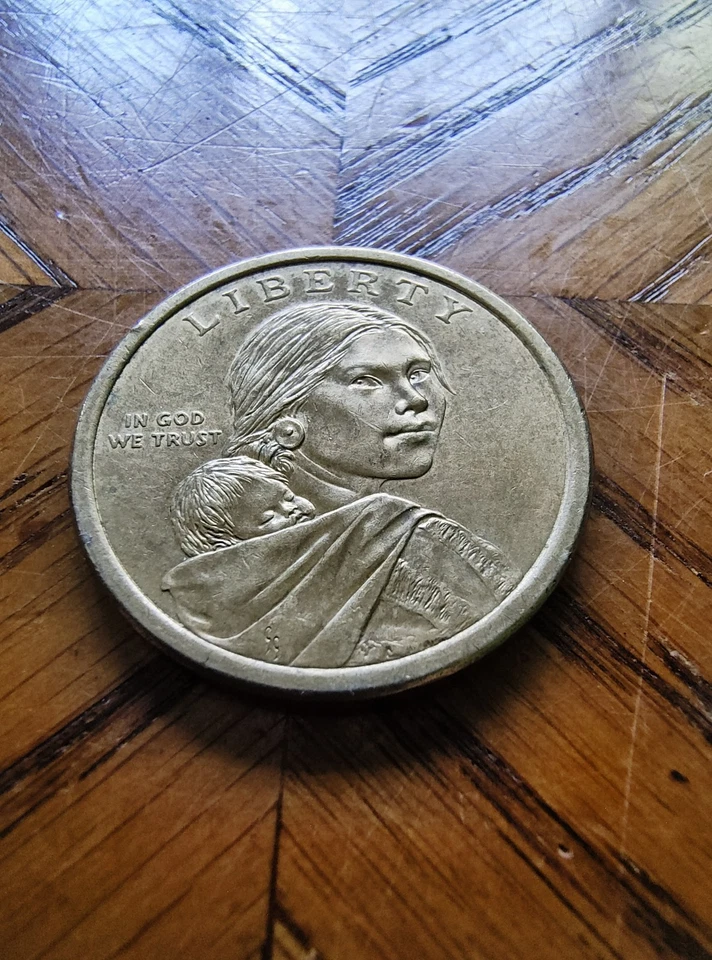 Moneda de dólar de oro Sacagawea nativo americano 2009-D - RARA Foto 2 de 4