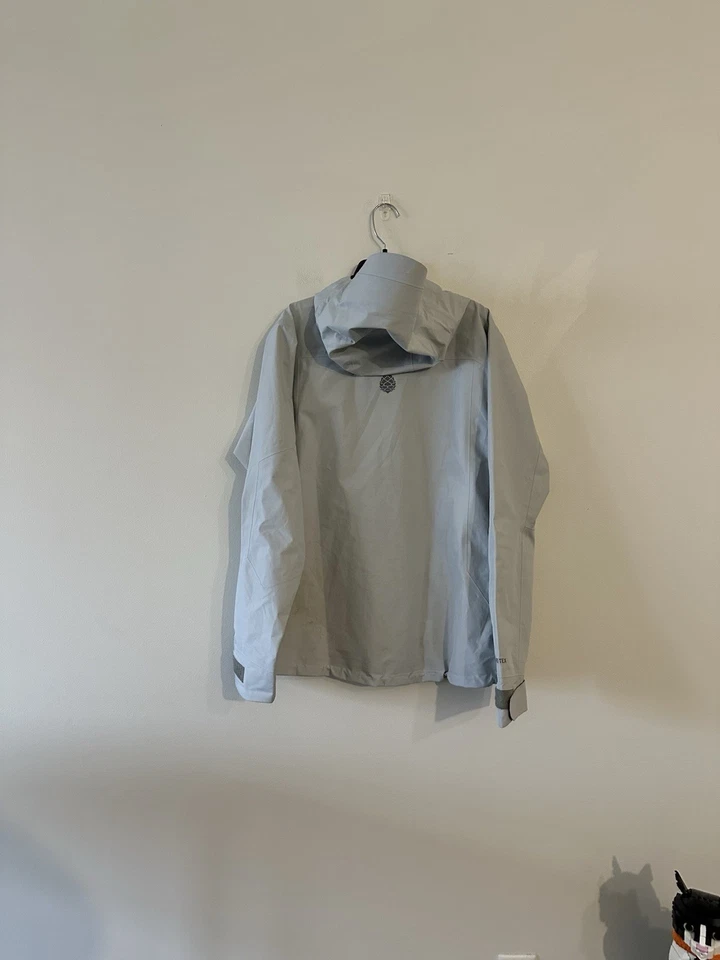 Chaqueta Stio Ender Paclite Cremallera Completa Goretex Lluvia Impermeable Gris Azul Shell M Foto 2 de 4