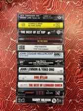 Cassette Lot 80s Classic Rock 70s ZZ Top Pretenders Bob Dylan Tom Petty