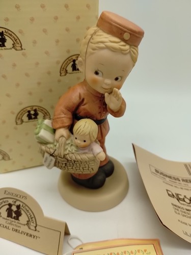 Figurina Natale Enesco Ricordi di Ieri 1988 Consegna Speciale Con Scatola - Foto 4 di 11