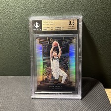 Luka Doncic silver prizm rookie bgs 9.5