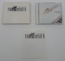 Final Fantasy VI Piano Collections Japan CASE INSERTS ONLY