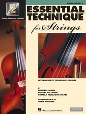 Essential Elements Technique for Strings Viola Book 3 Lessons Online Media