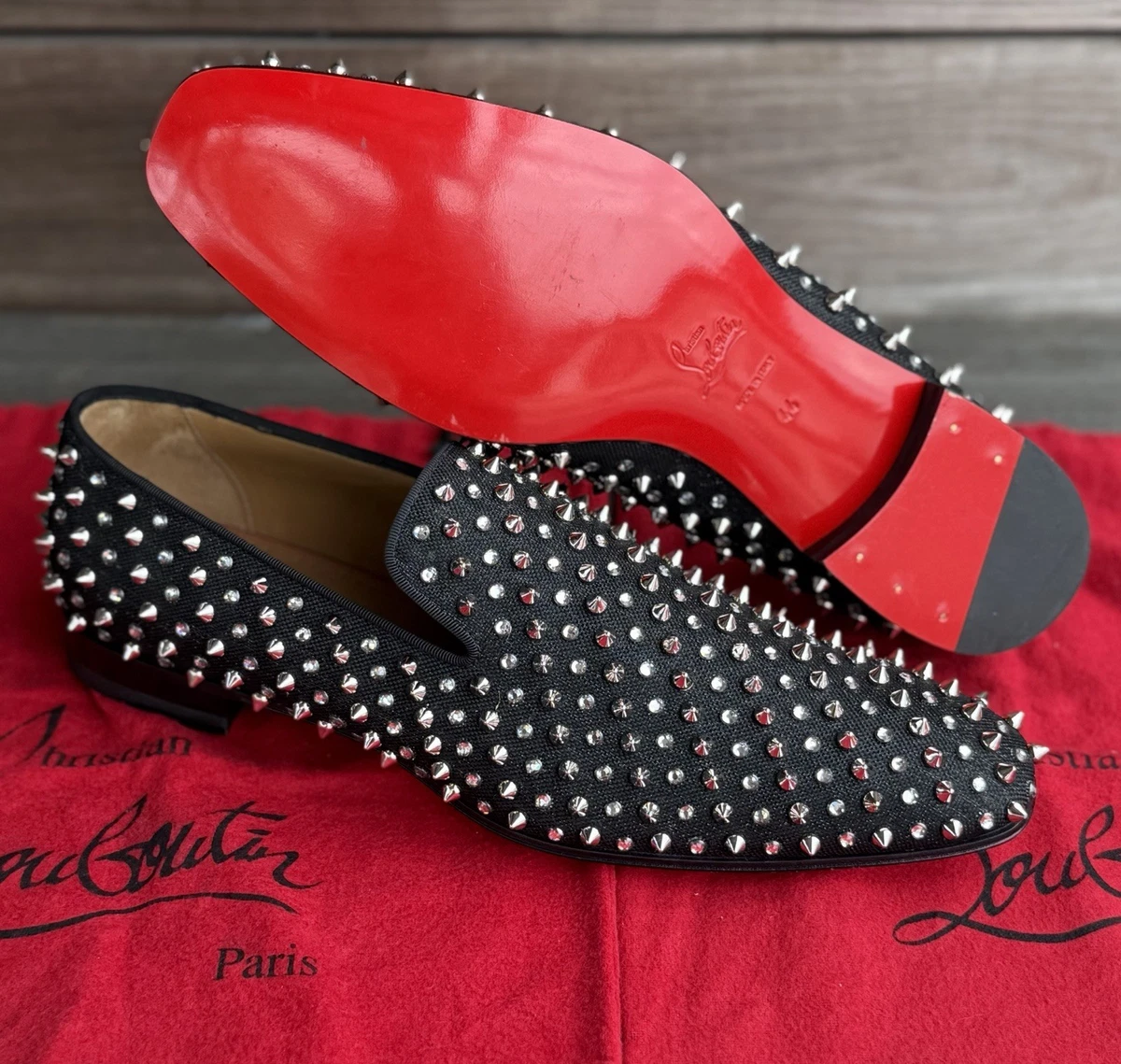 Christian Louboutin Women's Loafer Blue Casual Shoes for Men for
