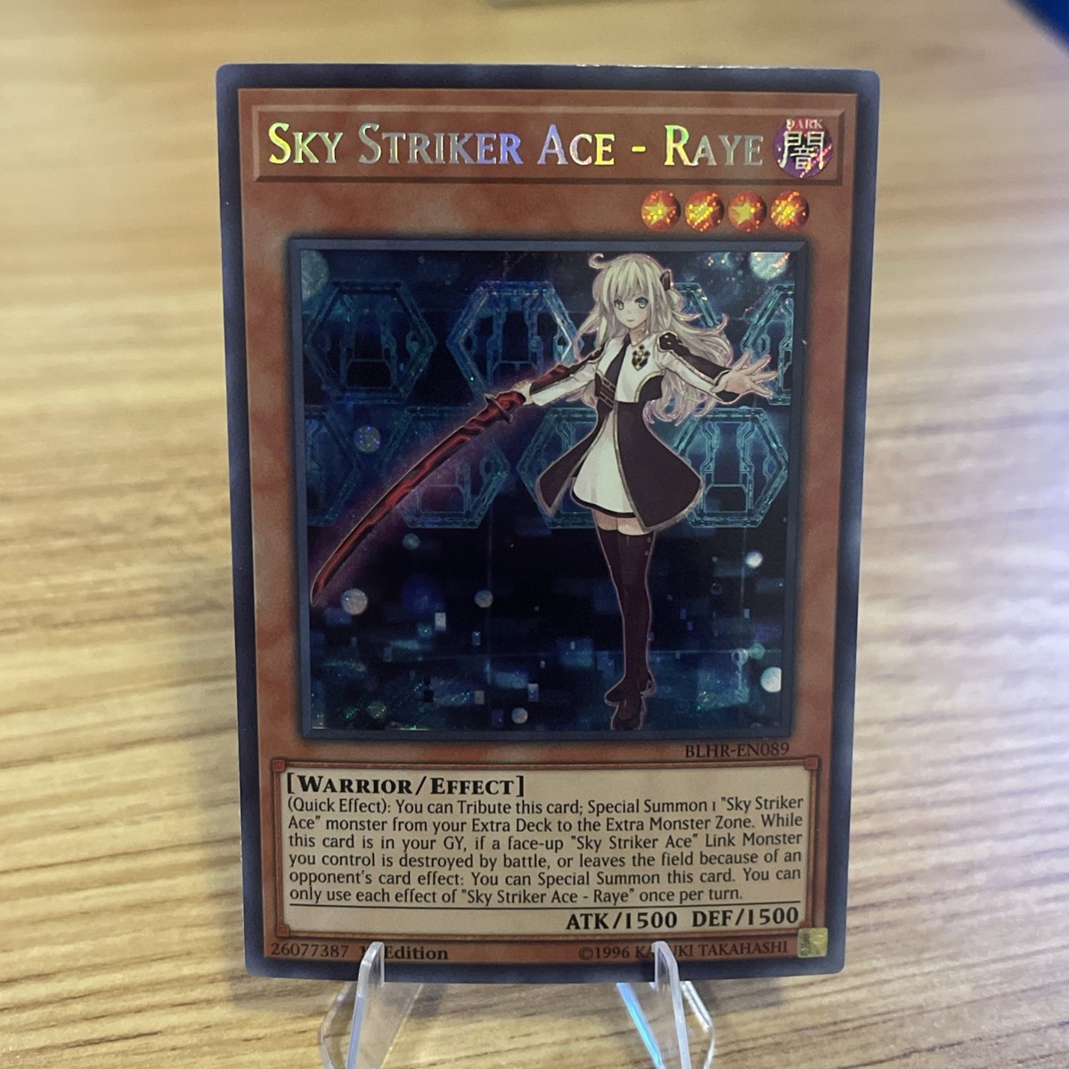 エラー 遊戯王　スカイストライカーエース　アルティメット　レリーフ Sky Striker Ace - Raye BLHR-EN089 Battles of Legend: Hero's