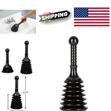 Effective Drain Unclogging Tool for Bathrooms and Kitchens Small Bellows Design