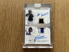Eloy Jimenez Vladimir Guerrero Jr 2019 Flawless Dual Rookie Auto Patch RPA /25