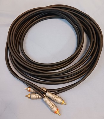Monster Cable THX Certified rca i100 stereo audio cable 20ft