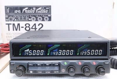 Kenwood TM-842トランシーバー 430/1200MHz KENWOOD TM-842 Multi-Bander 144/430/1200MHz Amateur Ham