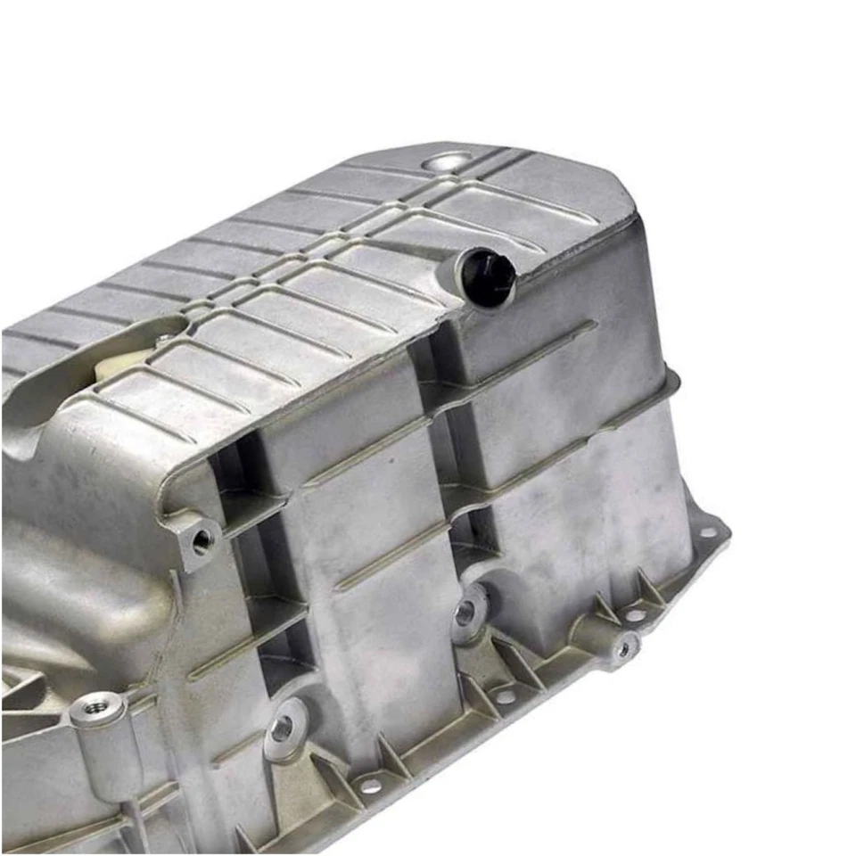 For Oldsmobile Cutlass Supreme 1994-1997 Engine Oil Pan | Aluminum Metallic Gray - Image 3 of 4