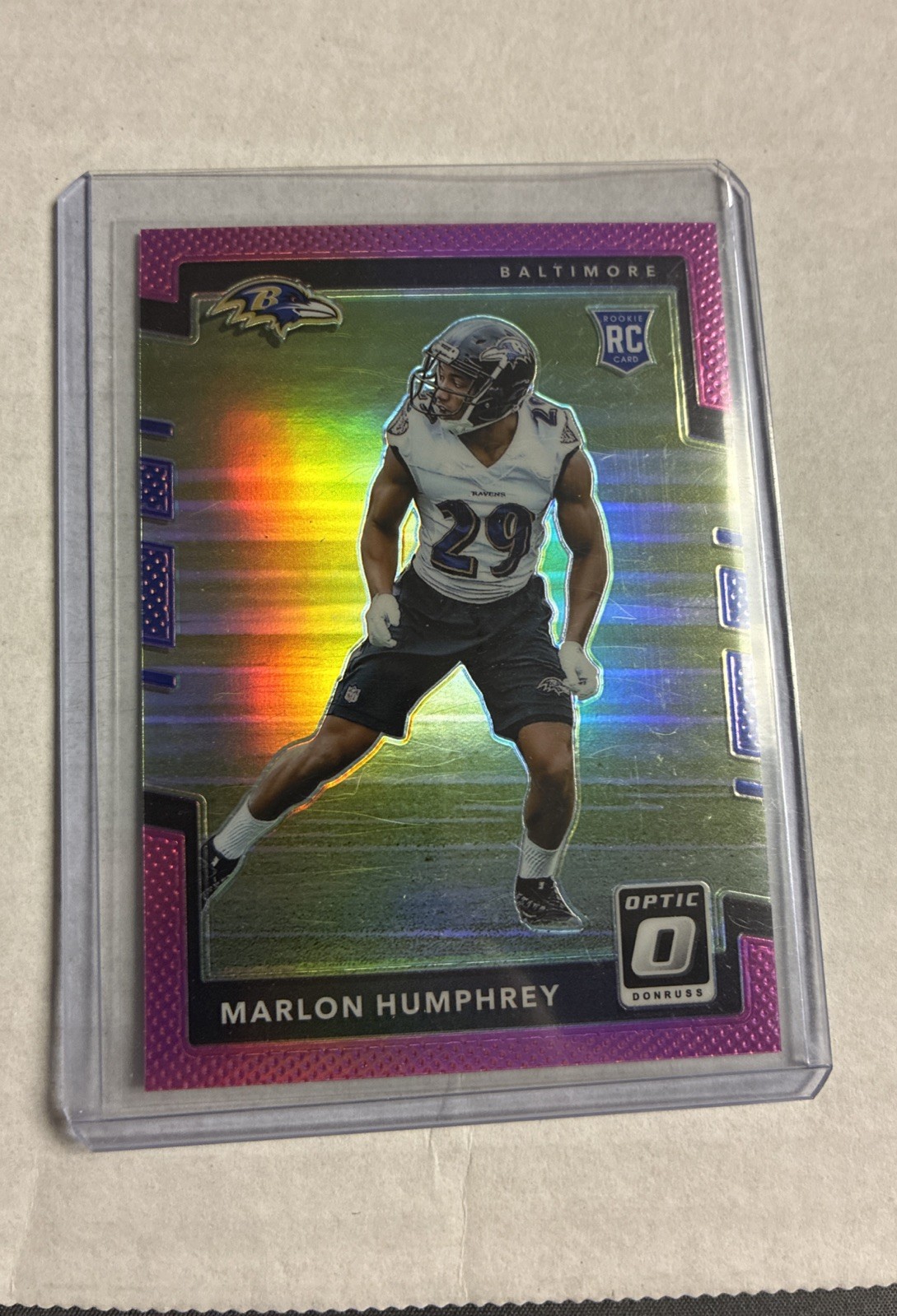 Marlon Humphrey Panini Donruss Optic #128 Pink