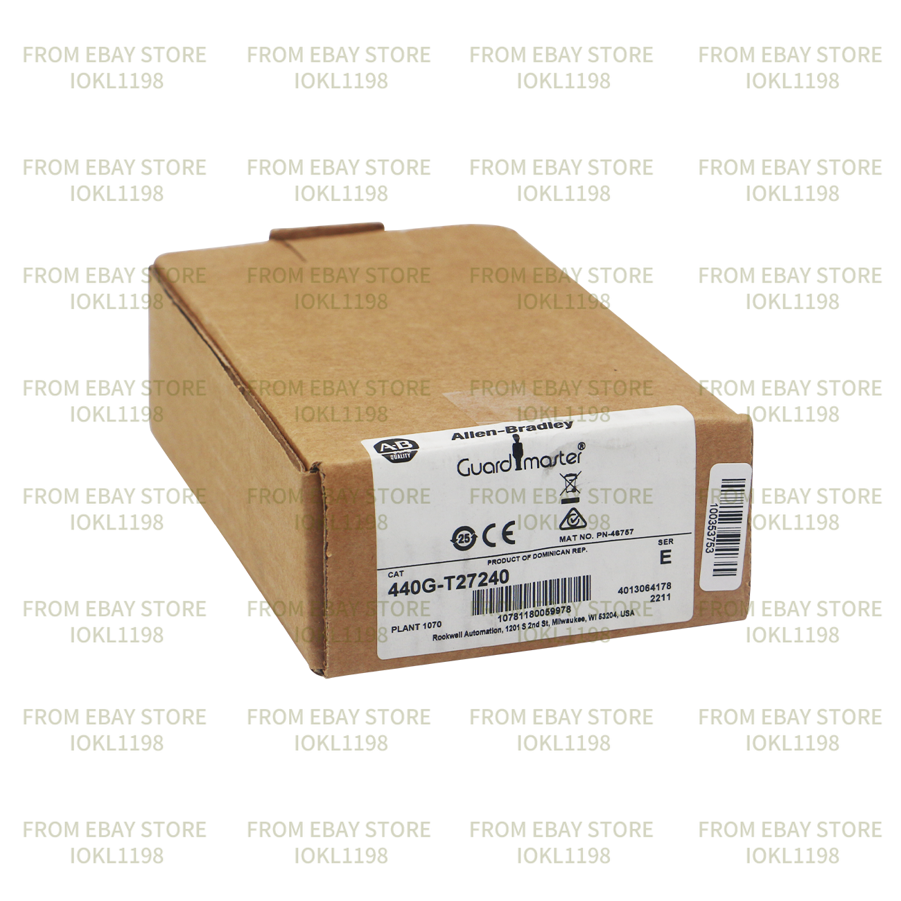 440G-T27240 Guardmaster TLS-GD2 Guardlock Switch New Allen Bradley