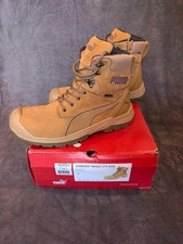 PUMA Conquest CTX Waterproof Safety Boots Wheat Composite Toe Size US 13