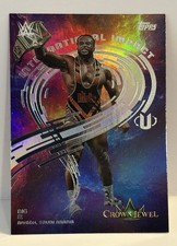 2025 WWE Topps Universe #IIM-15 Big E International Impact Crown Jewel NM