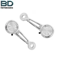 1968-70 Mustang Quarter Window Crank Handle Set w/o Knob - PAIR