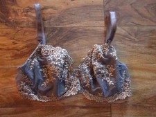 Wacoal Green Embrace Sheer Lace Unlined Underwire Bra Size 38D