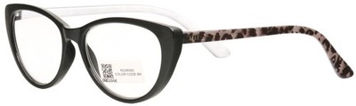 Schwarze ELLE Lesebrille EL15946 BK in verschiedenen Stärken mit Federscharnier