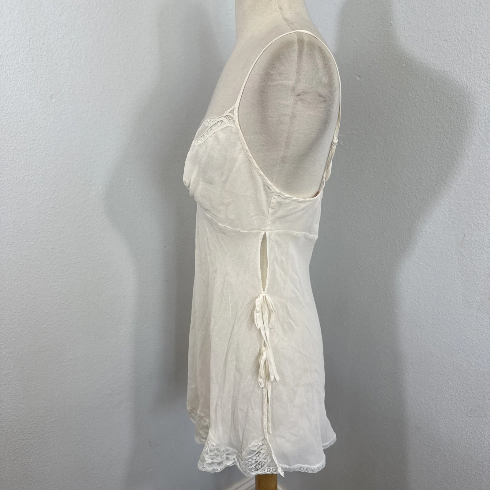 UNDERCOVER Abito slip Victorias Secret donna M seta babydoll lingerie Fairycore Y2k anni 90